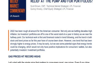 Relief at the Pump and for Portfolios? | Weekly Market Commentary | June 27, 2022